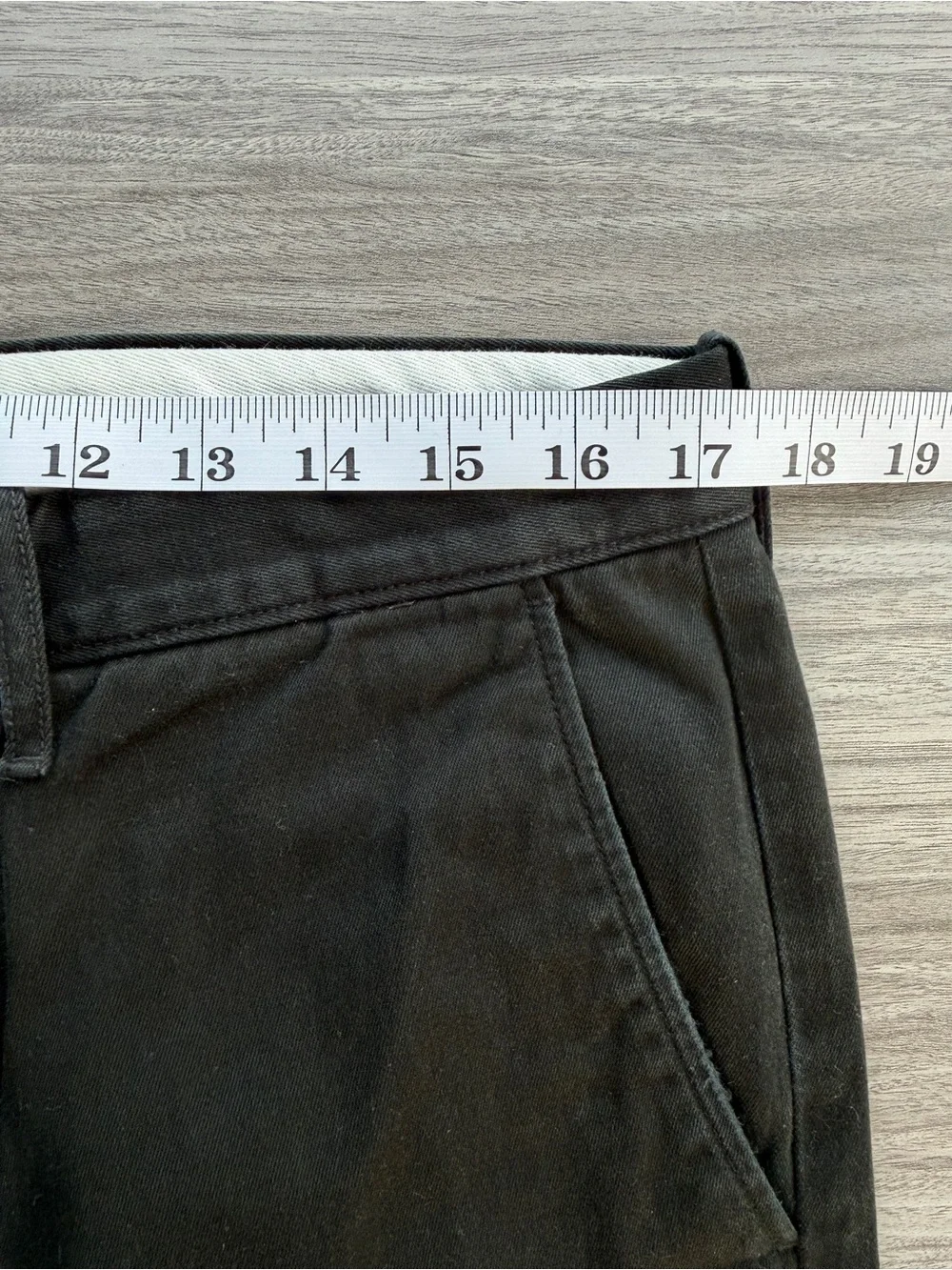 J.Crew Mens 770 Straight Fit Stretch Chino Pants Mens 33x32 Black Flat Front